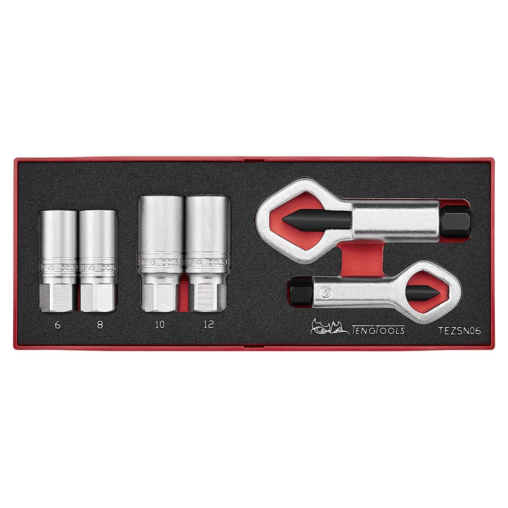 Teng 6pc Extractor and Nut Splitter Set | ISL