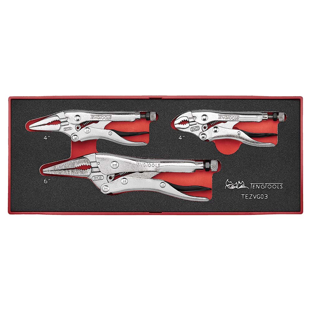 Teng 3pc Plier Set Power Grip | ISL