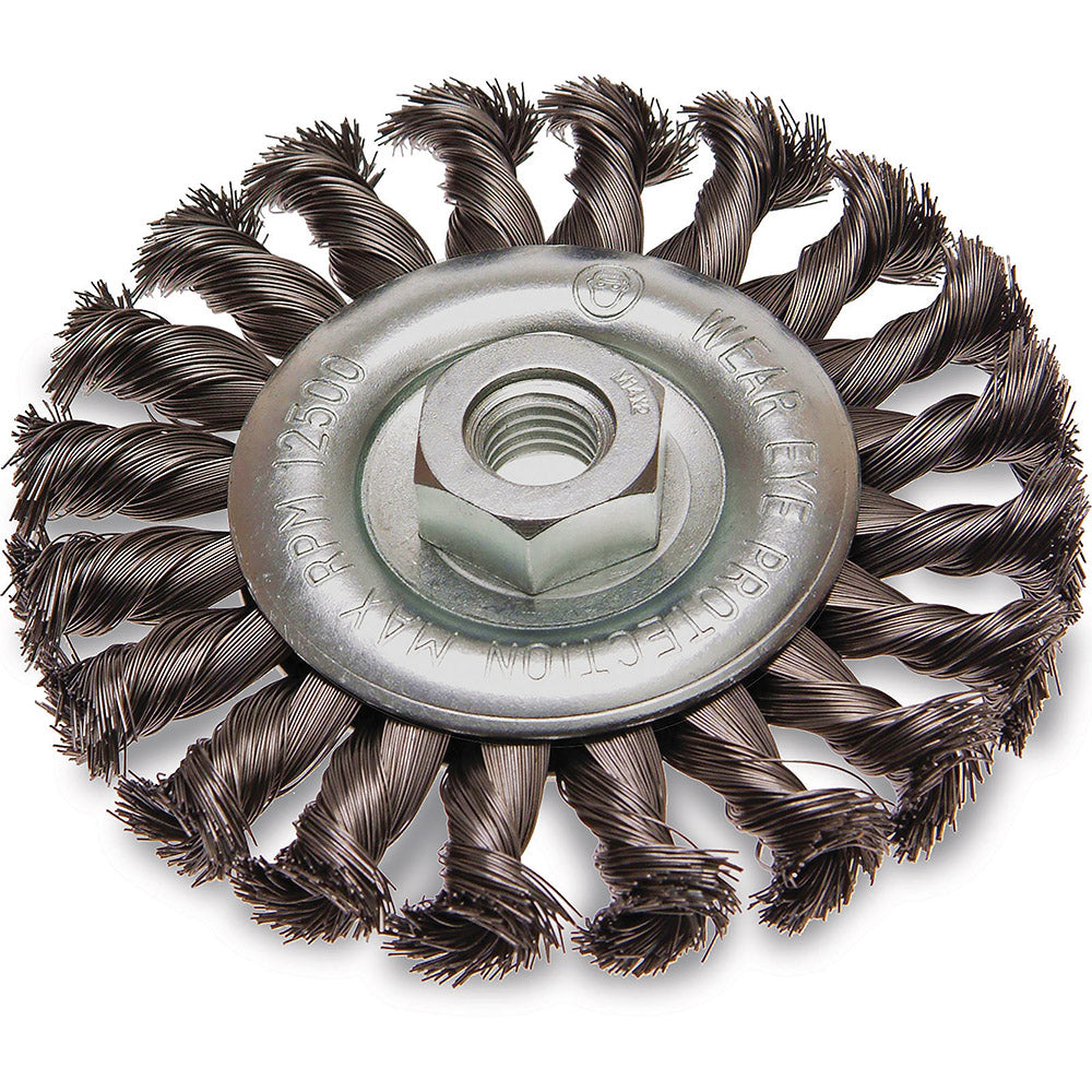 ITM Twist Knot Wheel Brush Steel 100mm | ISL