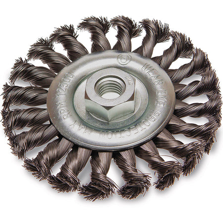 ITM Twist Knot Wheel Brush Stainless Steel 125mm | ISL