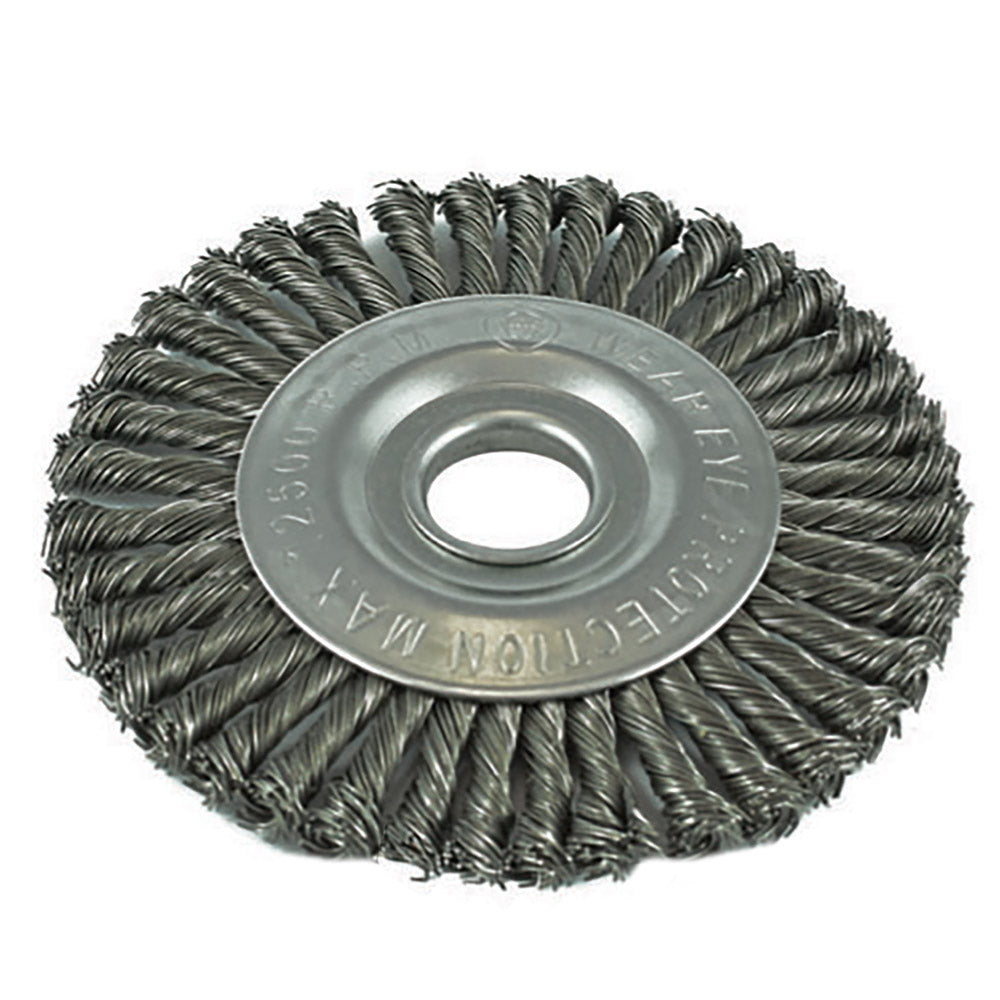 ITM Twist Knot Pipeline Wheel Brush Steel 125mm | ISL