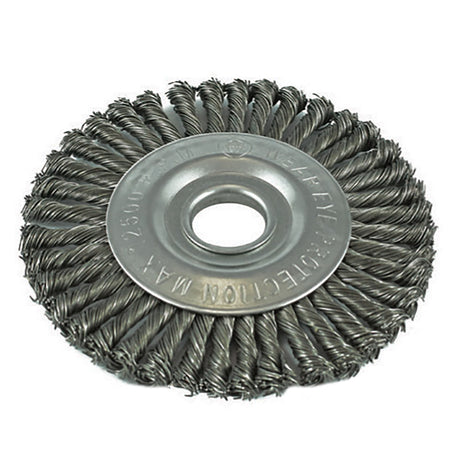 ITM Twist Knot Pipeline Wheel Brush Steel 125mm | ISL