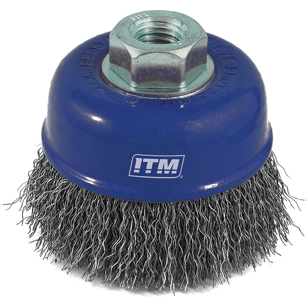 ITM Crimp Wire Cup Brush Steel 100mm | ISL
