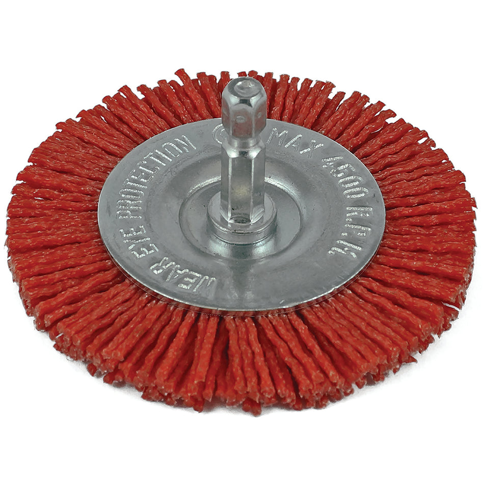 ITM Nylon Spindle Mounted Wheel Brush 50mm