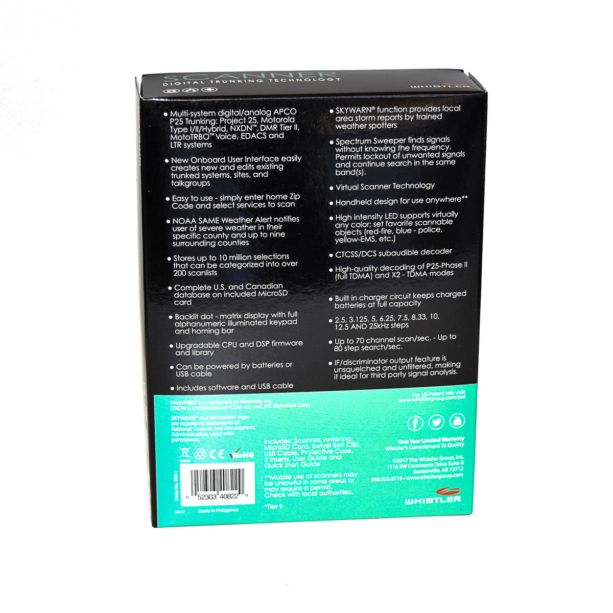 Whistler Digital Handheld Scanner Radio | Formula