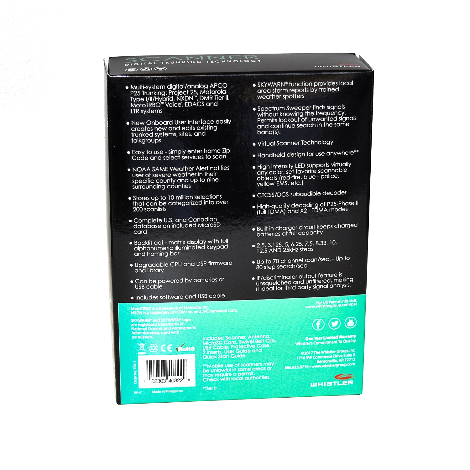 Whistler Digital Handheld Scanner Radio | Formula