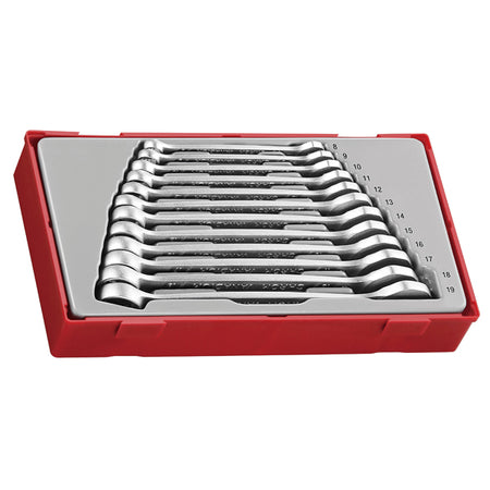 Teng 12pc Anti-Slip Combination Spanner Set 8-19mm - TC-Tray – Teng 12pc Anti-Slip Roe Comb. Spanner Set 8-19mm | ISL