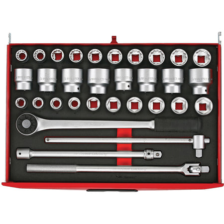Teng 32pc 3/4in Dr. MM/AF Socket & Acc. Set (EVA) | ISL