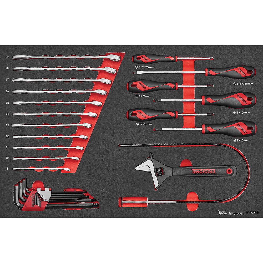 Teng 28pc Spanner & Screwdriver Set (EVA) | ISL