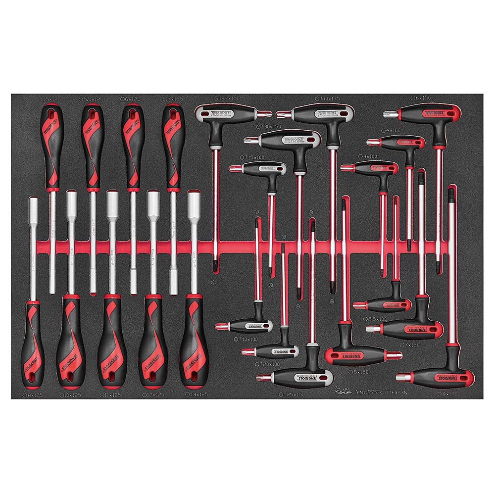Teng 23pc Nut & T-Handle Driver Set (EVA) | ISL