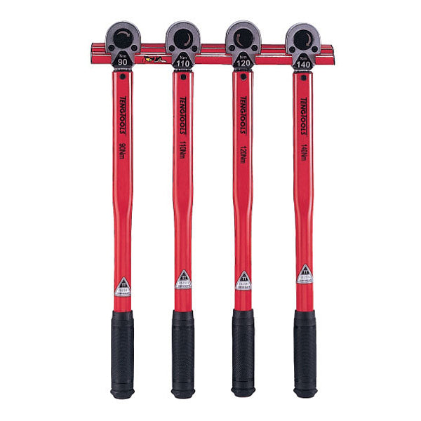 4Pc 1/2in Dr. Preset Torque Wrench Set