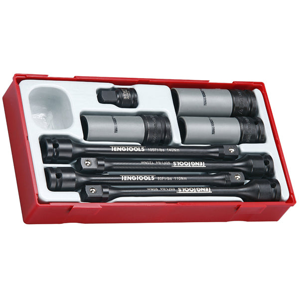 Teng 8pc 1/2in Dr. Imp Torsion Bar Set - TC-Tray | ISL