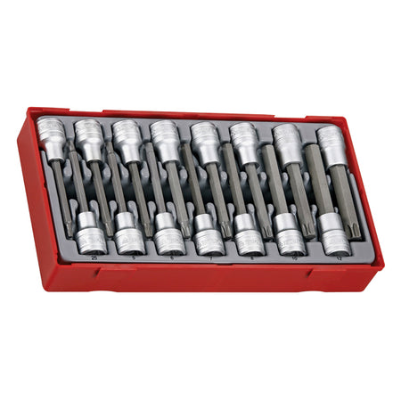 Teng 15pc 1/2in Dr. TX & Hex Long Bits Skt Set - TC-Tray | ISL