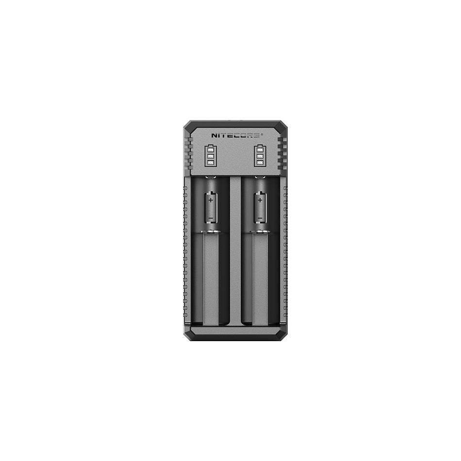 Nitecore Ui2 Dual-Slot Usb Charger, For 18650, 21700, 18350, 20700 Batteries | Formula