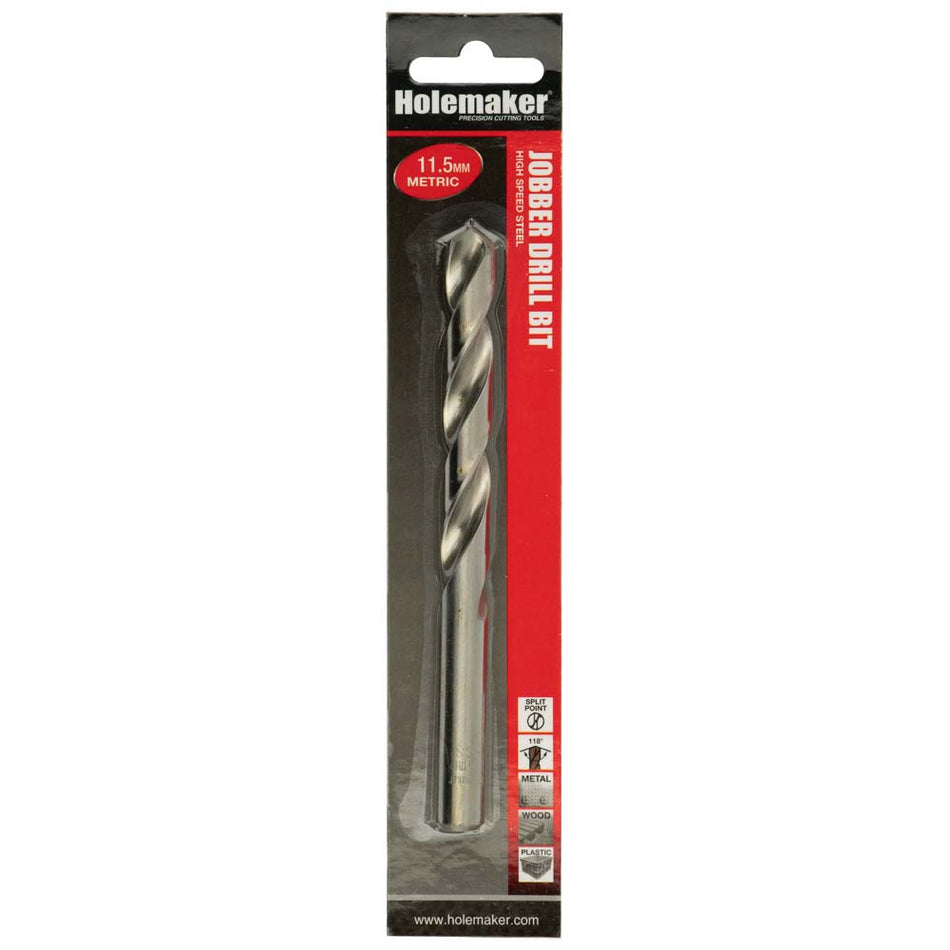 Holemaker Jobber Drill 11.5mm - 1pc (Carded) | ISL
