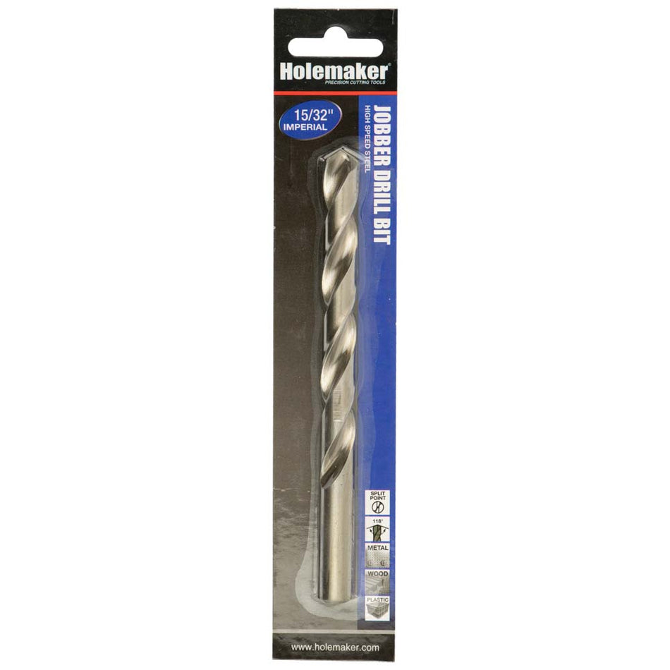 Holemaker Jobber Drill 15/32in - 1pc (Carded) | ISL