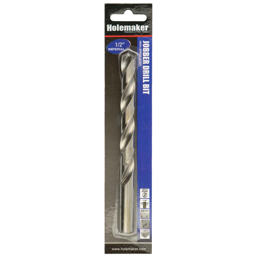 Holemaker Jobber Drill 1/2in - 1pc (Carded) | ISL