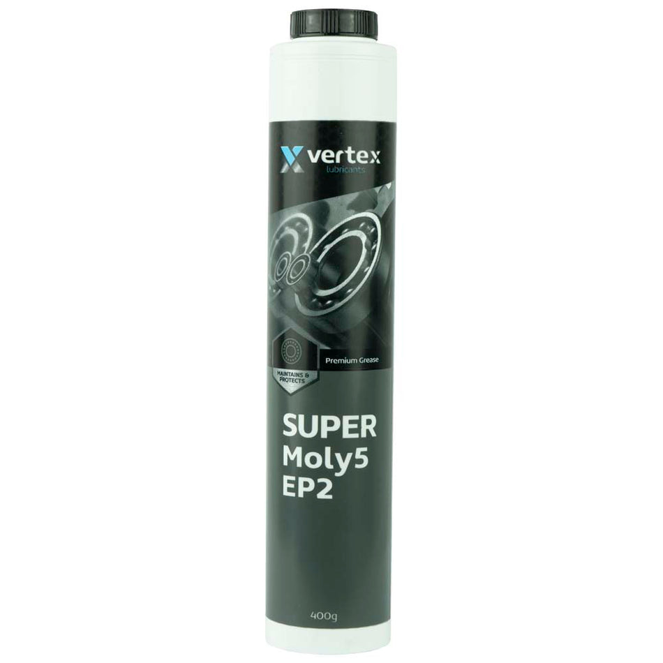 Vertex Super Moly5 EP2 Grease Cartridge 400gm NLGI 2