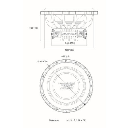 Cerwin Vega 15" Vmaxx Series 4 Ohm Or 1 Ohm Load Dual 2 Ohm Subwoofer 1500w Rms | Formula