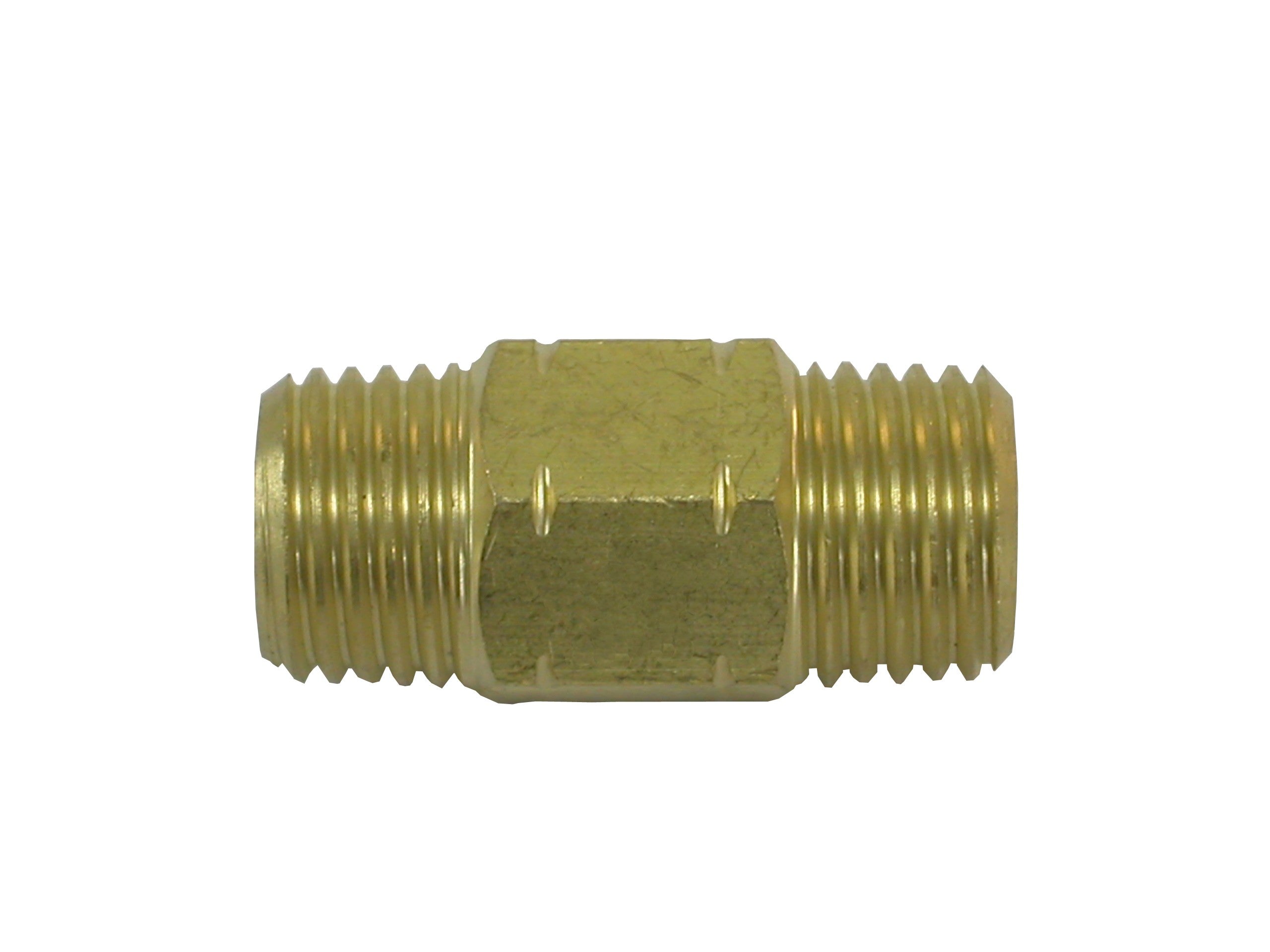 Puma 1/4 NPT x 1/4 NPT Hex Nipple BP