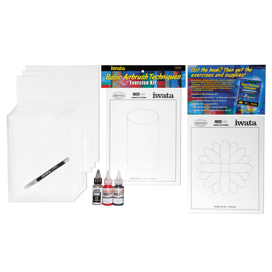 Iwata Airbrush Basic Exercises Kit By Robert Paschal | Formula
