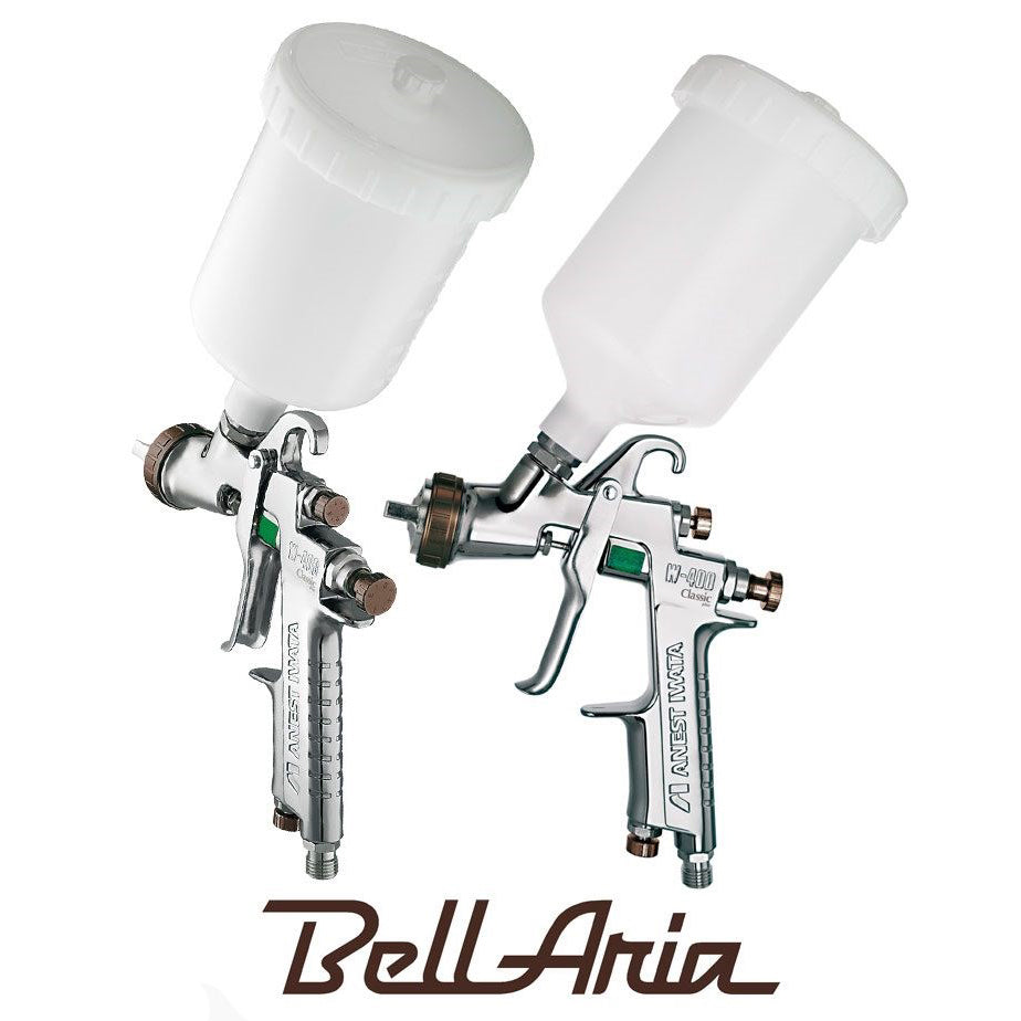 Iwata Gravity Spraygun W400 Bell Aria 1.3mm + 600ml Pot | Formula