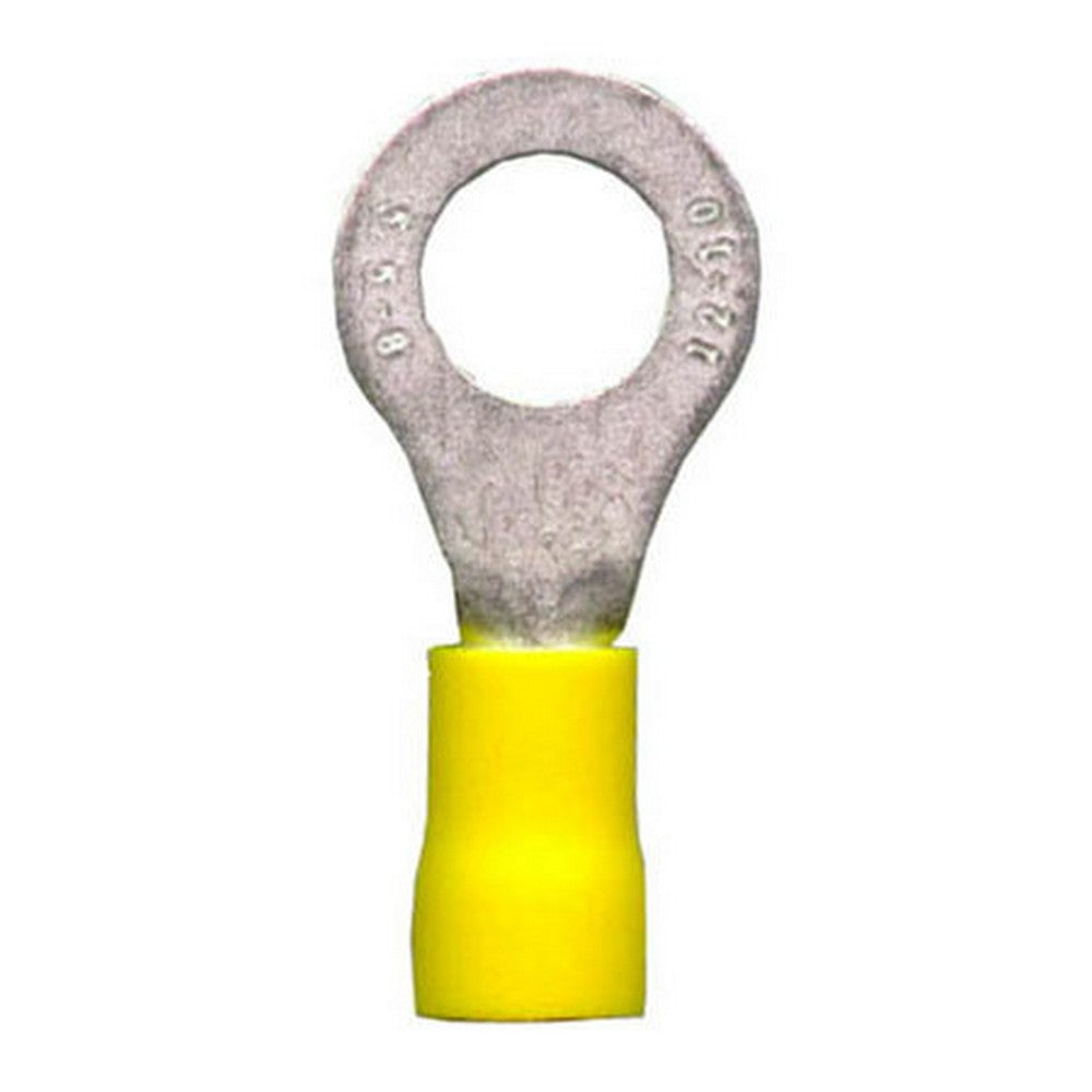 Yellow Ring Crimp Terminals 8.4mm - Pack Of 100 | Formula