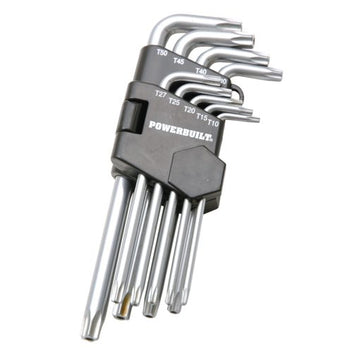 Powerbuilt 9pc Tamper Proof Torx Key Set | Alltrade
