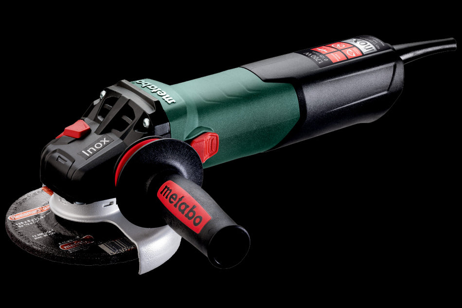 Metabo Angle Grinder 125mm 1700W INOX Electronic Safety VariSpd