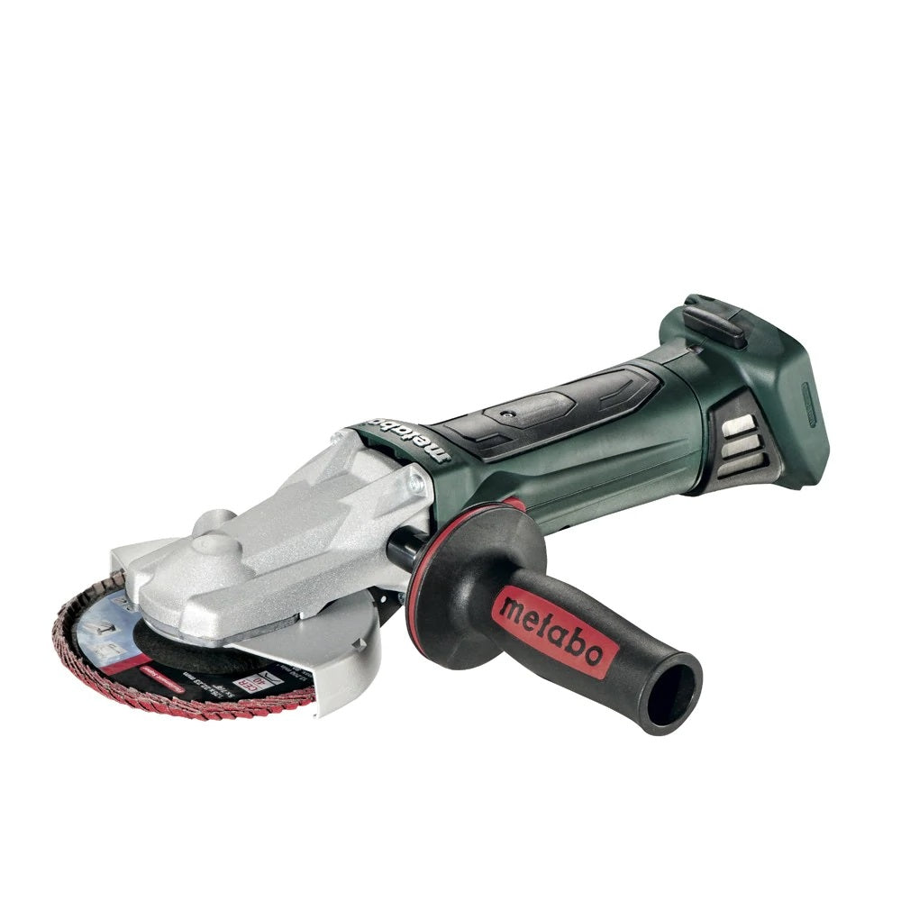 Metabo 18V 125mm Flat-head Angle Grinder w/ Quick Locking Nut - Bare Tool | Accent Tools