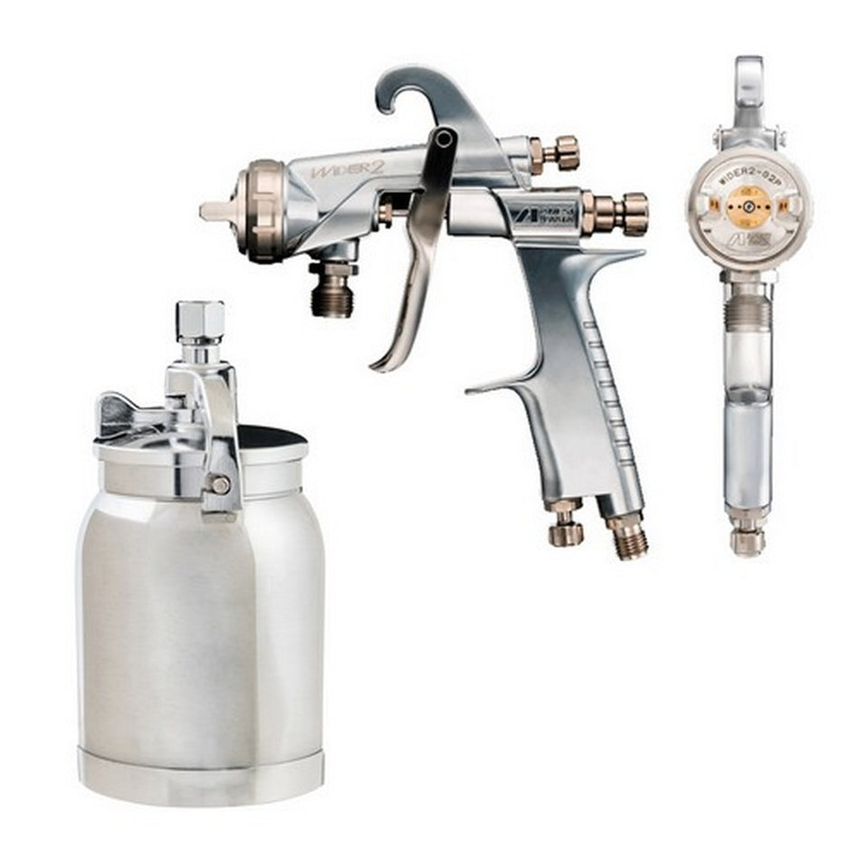 Iwata Suction Spraygun Wider2 1.5mm K2 Cap + Pcl.10b3 1l Pot | Formula