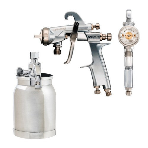 Iwata Suction Spraygun Wider2 2.5mm W1 Cap + Pcl.10b3 1l Pot | Formula