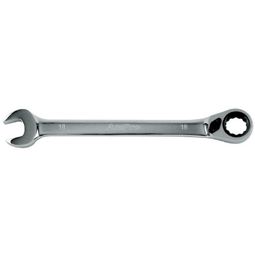AmPro T41617 Geared Wrench 17mm Offset Mirror Finish 72 Tooth
