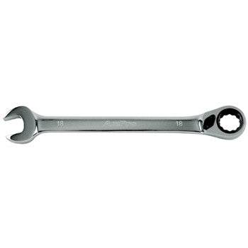 AmPro T41653 Geared Wrench 7/16" Offset Mirror Finish 72 Tooth