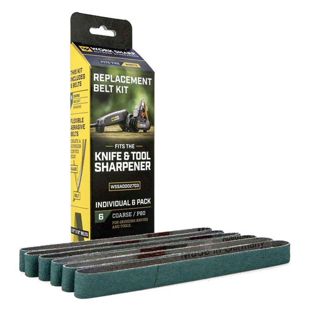 WS 6pc Replacement Belt Pack 80 Grit For WSKTS (Green) | ISL