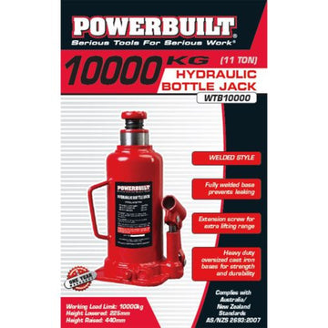 Powerbuilt 11 Ton / 10,000kg Bottle Jack | Alltrade