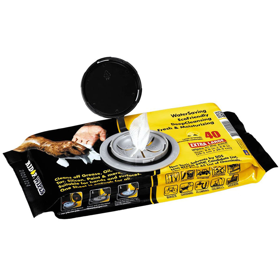 40pc Industrial Wipes Handy Pack