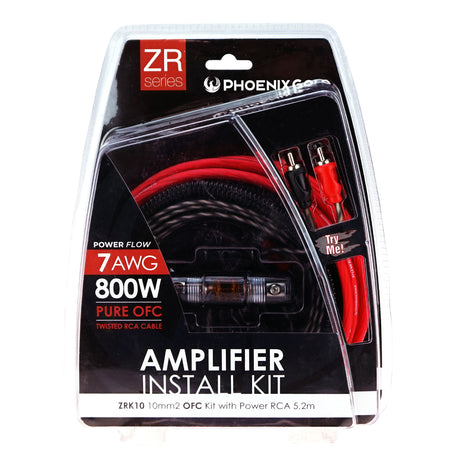 Phoenix Gold Amplifier Kit 7ga/10mm Ofc 800w With Power Rca 5.2m | Formula