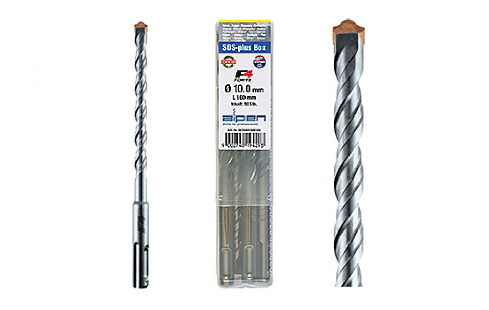 Alpen Series 914 SDS Plus 2 Flute Masonary Drill in Plastic Wallet,L1000/950,? 12.0