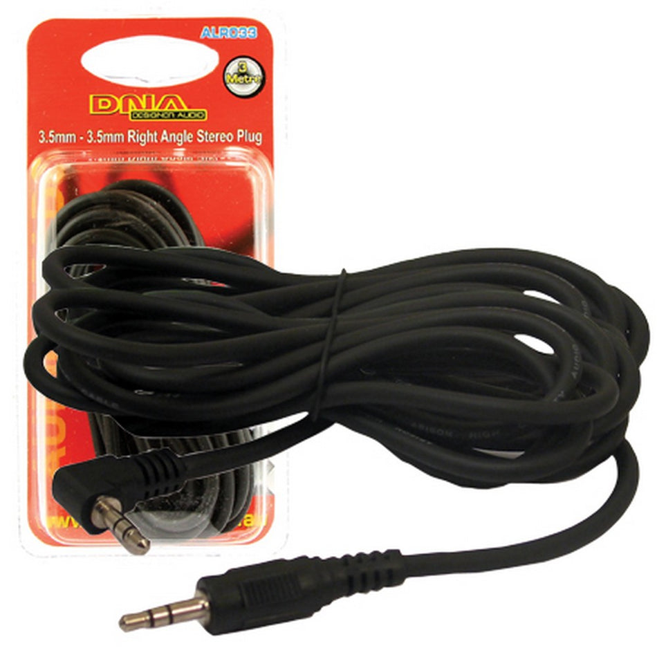3.5mm To Right Angle 3.5mm Stereo Aux Lead 3.0m | Formula