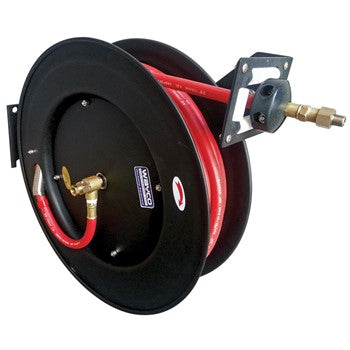 RokitAir Retractable Air Hose Reel 1/2" ID x 15 Mtrs