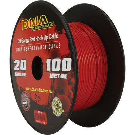 Dna Cable 20 Gauge Hook Up Cable Red 100mtr | Formula