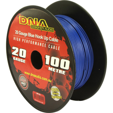 Dna Cable 20 Gauge Hook Up Cable Blue 100mtr | Formula