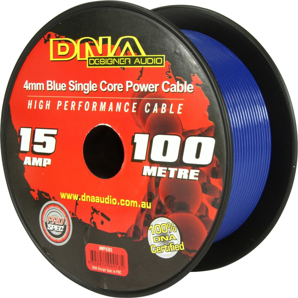 Dna Cable 15 Gauge Single Core Cable Blue 100mtr | Formula