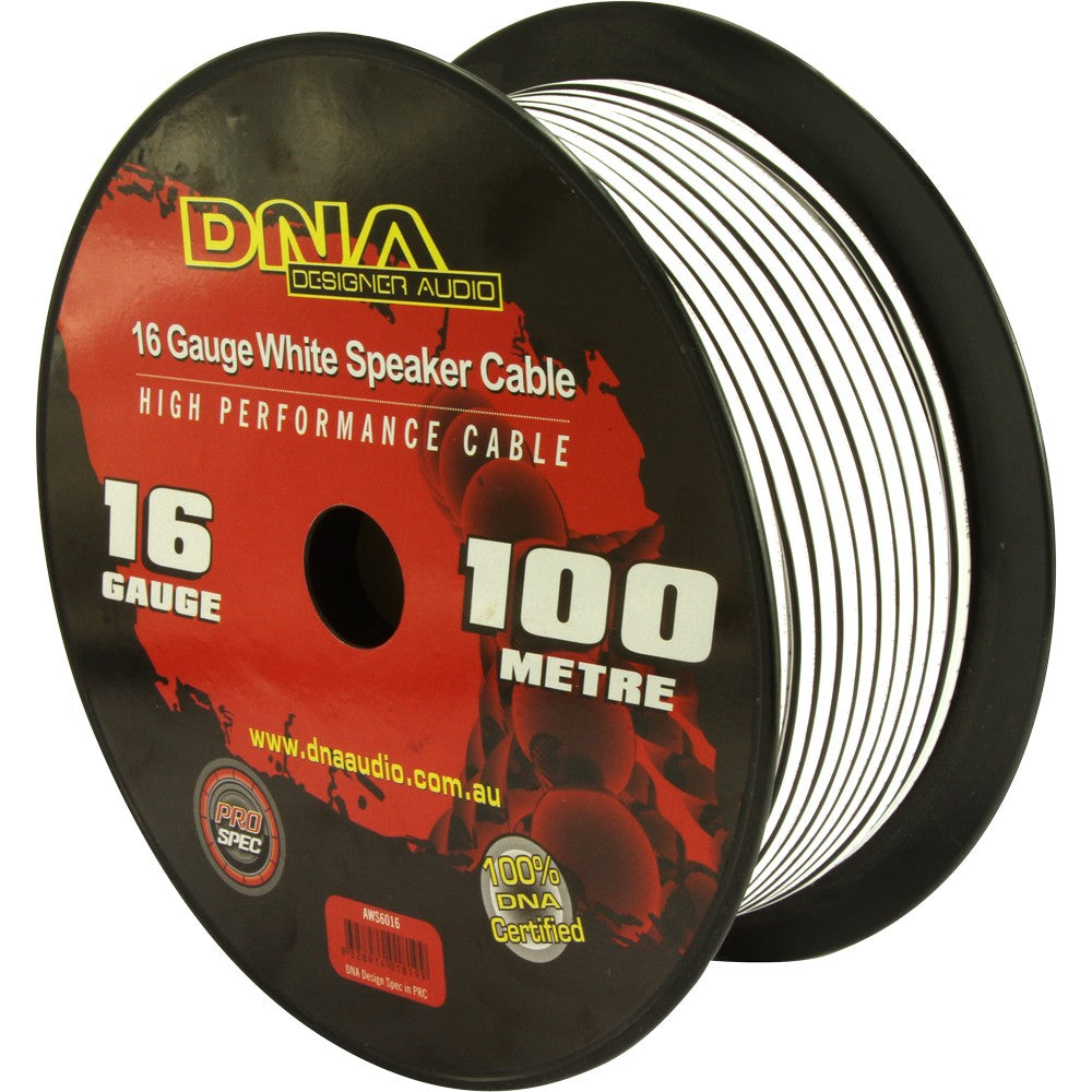 Dna Cable 16 Gauge Speaker Cable White 100mtr | Formula