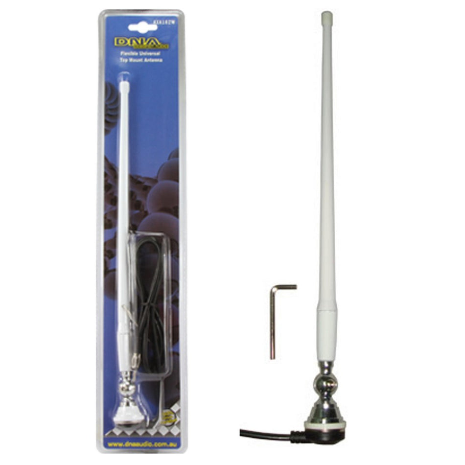 Aerial Universal 360mm Am/Fm White Flexiable Whip | Formula
