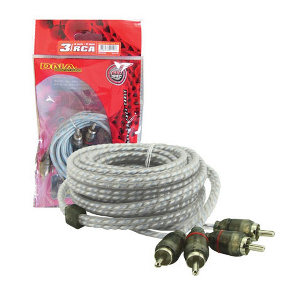 Dna Pro Spec Rca Cable 3.0mtr Blue 2 To 2 Rca | Formula