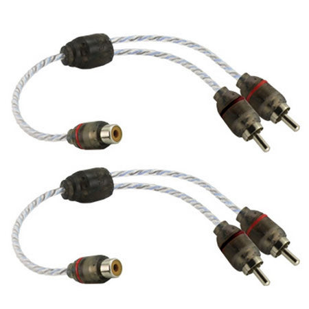 Dna Pro Spec Rca Y-Lead 1x Female Rca To 2x Male Rca Blue(Pair) | Formula
