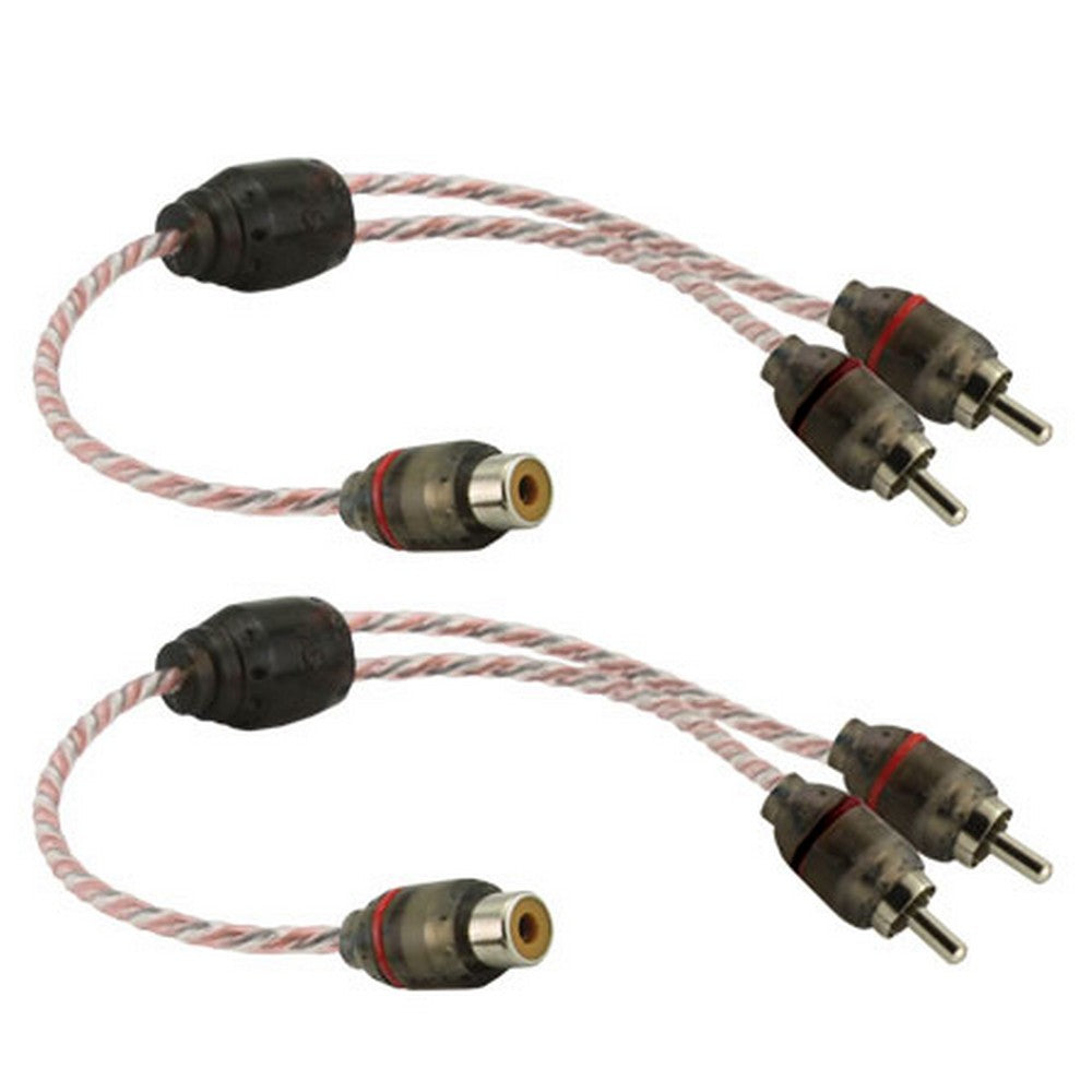 Dna Pro Spec Rca Y-Lead 1x Female Rca To 2x Male Rca Red(Pair) | Formula