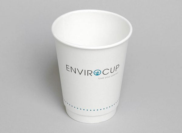 Coastal Paper Cup 12oz Double Walled Envirocup 350ml